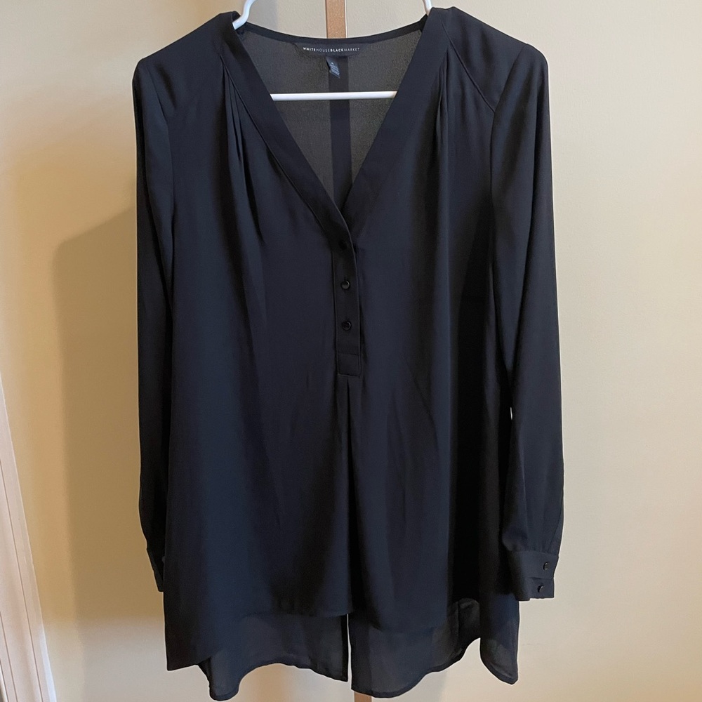 Black Long Sleeve Women's Top
